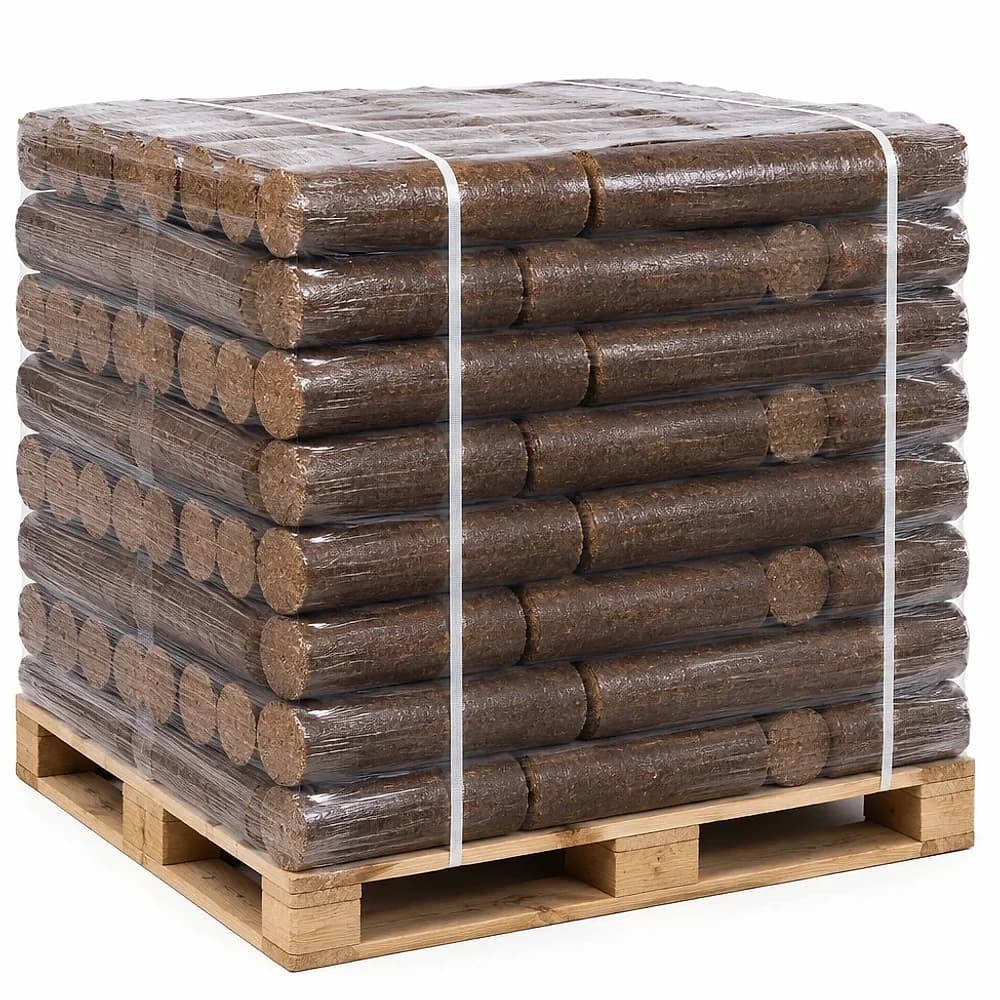 Bûches densifiées de nuit — palette de 960 kg