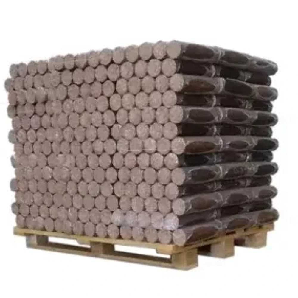 Bûches densifiées feuillus durs — palette de 1 000 kg