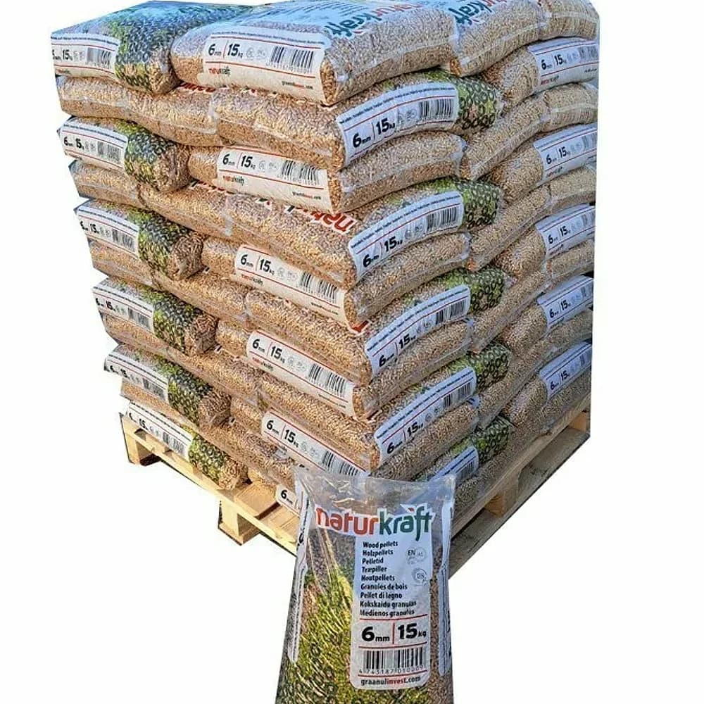 Granulés Holz Westerwalder 15 kg — demi-palette de 36 sacs