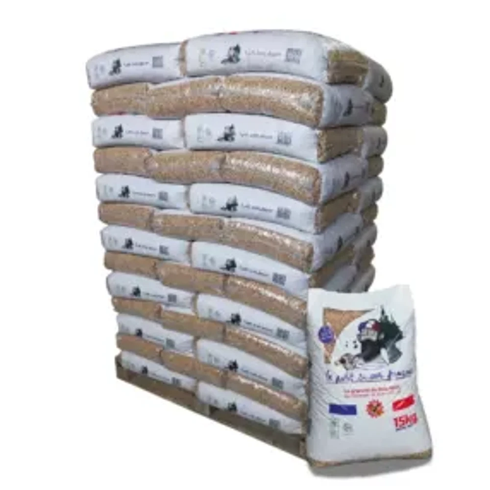 Pellets Le petit scieur français 15 kg — palette de 65 sacs