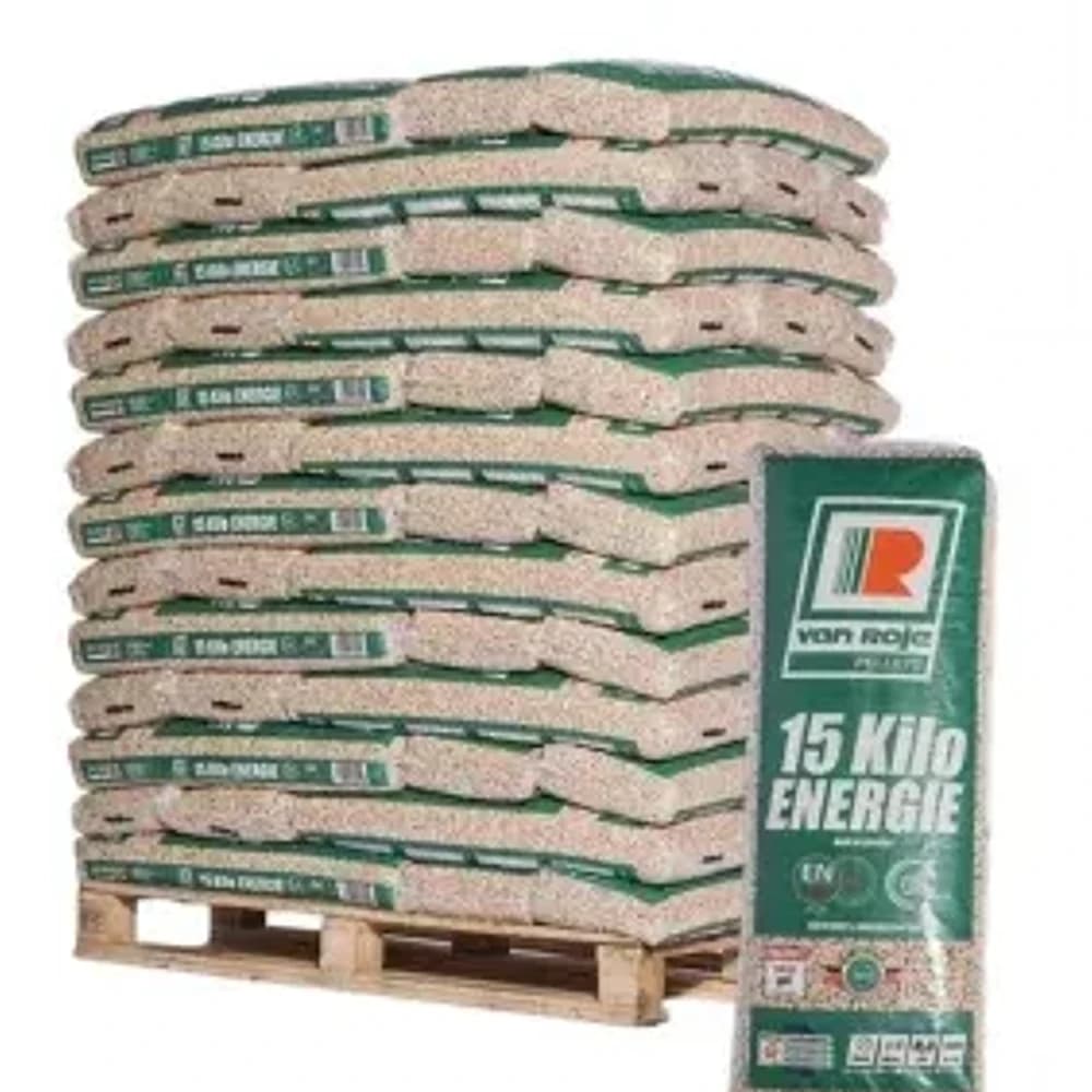 Pellets Van Roje 15 kg — palette de 65 sacs