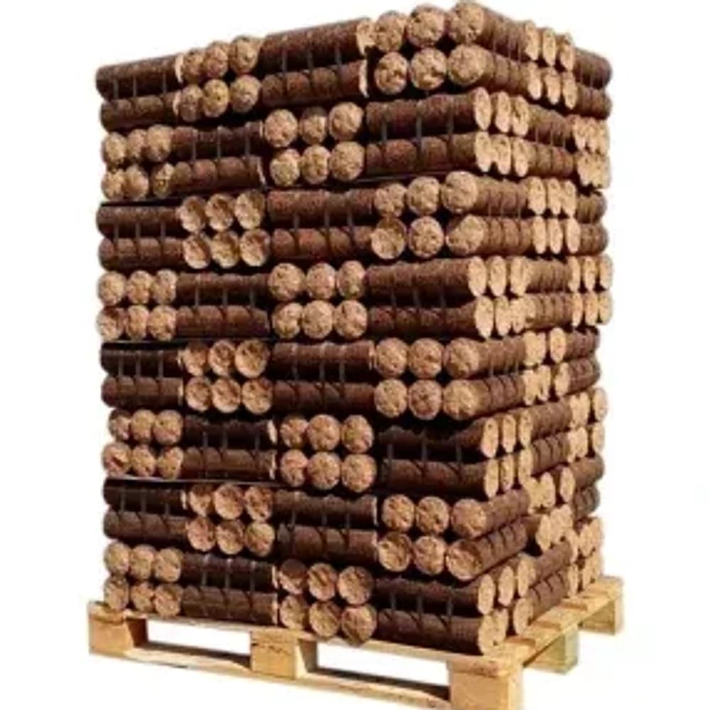 Bûches densifiées feuillus et résineux — palette de 960 kg